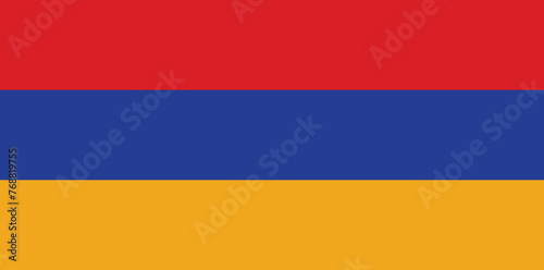 National Flag of Armenia, Armenia sign, Armenia Flag photo