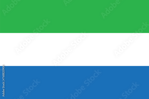 National Flag of Sierra Leone, Sierra Leone sign, Sierra Leone Flag