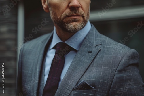 Businessman wearing a modern suit