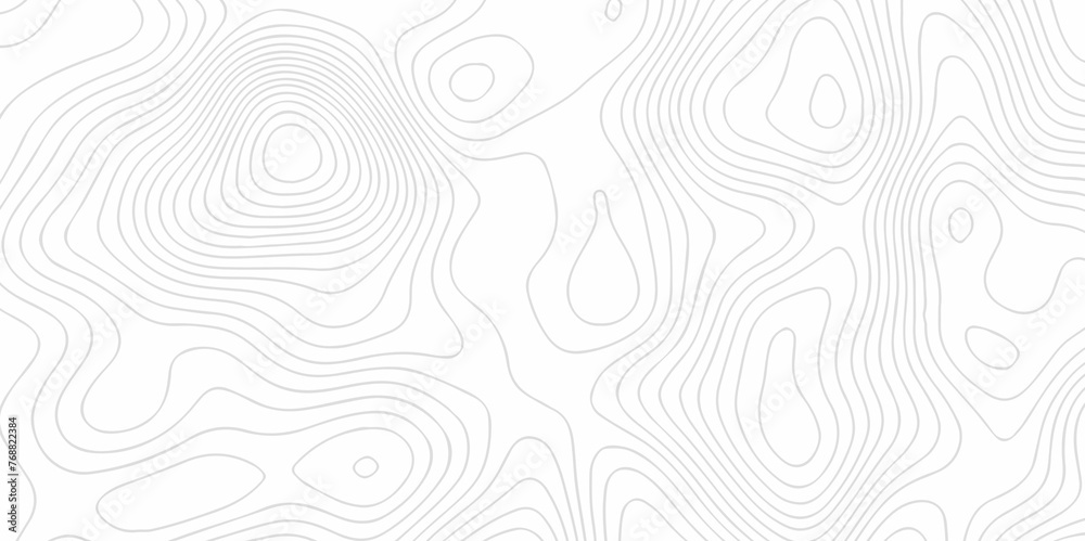 Black and white lines seamless Topographic map patterns, topography line map. Vintage outdoors style. The stylized height of the topographic map contour in lines and contours isolated.