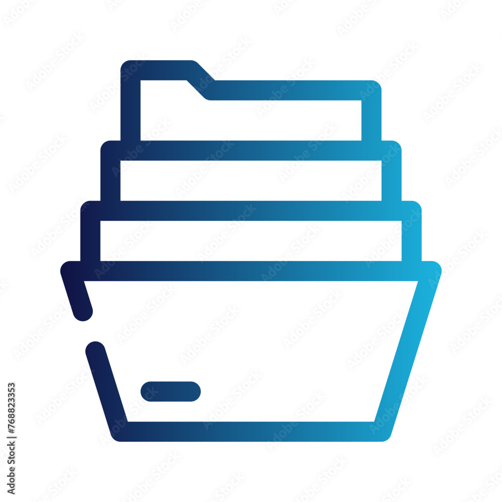 archive gradient icon archive gradient icon