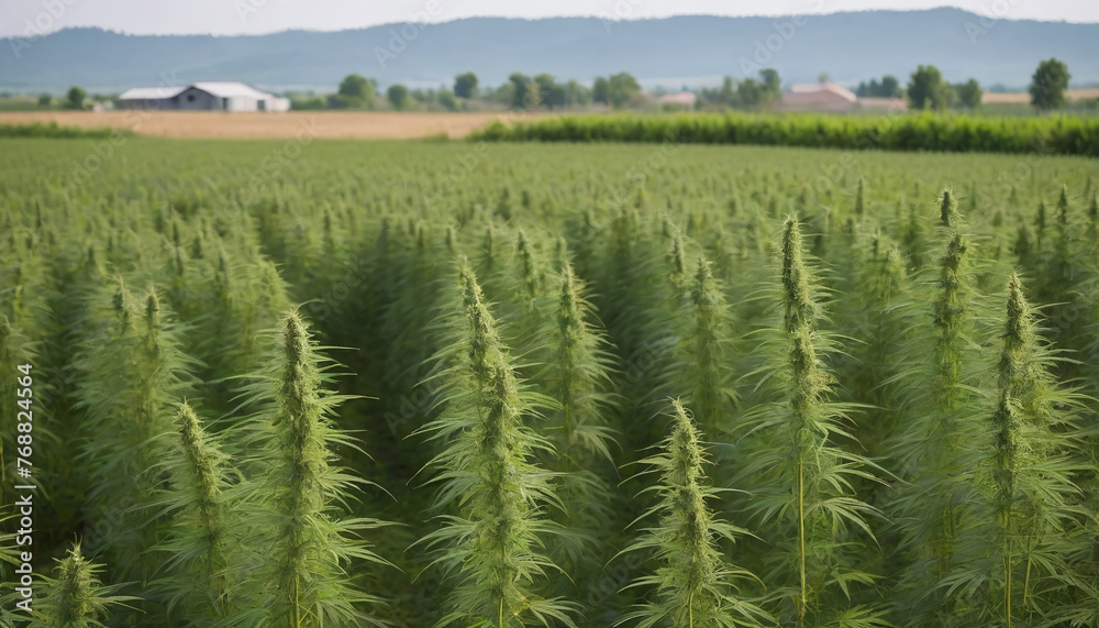 Industrial Hemp In Green Agriculture. Industrial Hemp In Green Agriculture.
