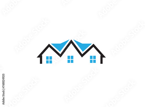 House logo icon, home building symbol, estate design