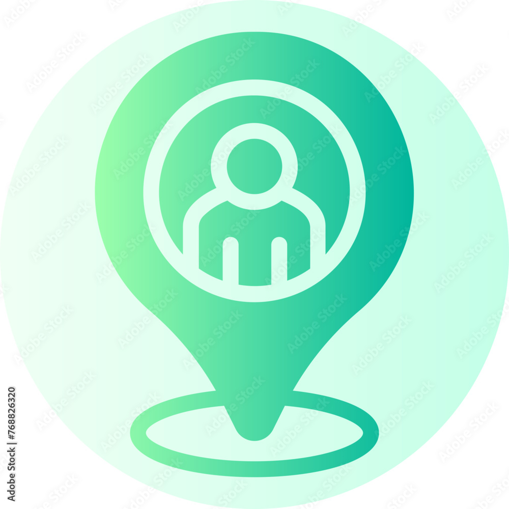 my location gradient icon my location gradient icon