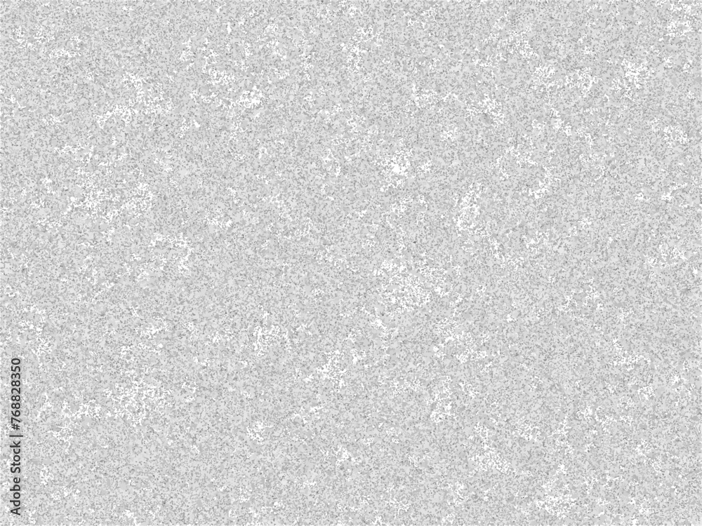 Noise gradient vector texture. Render a monochrome noise. Vector halftone white to black irregular transition pattern made of dots.