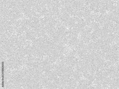 Noise gradient vector texture. Render a monochrome noise. Vector halftone white to black irregular transition pattern made of dots.