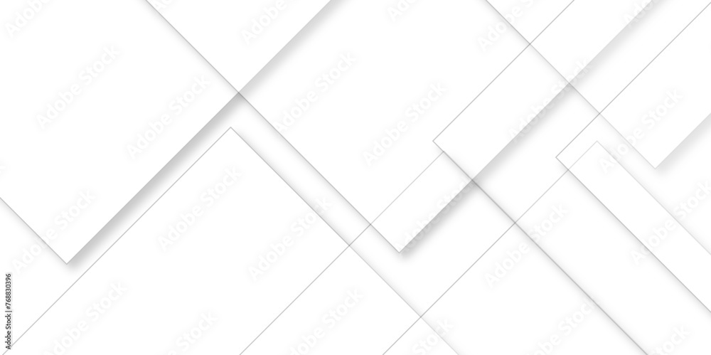 White geometric overlapping square pattern. Vector illustration technology background with shadow. Modern minimal and clean white background with realistic line. light silver background modern design. White geometric overlapping square pattern. Vector illustration technology background with shadow. Modern minimal and clean white background with realistic line. light silver background modern design.