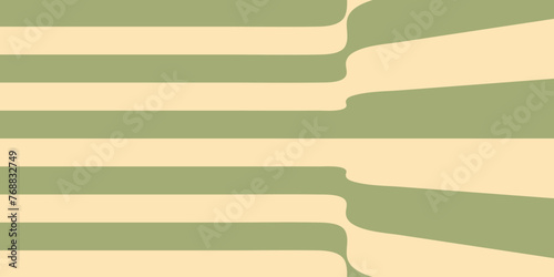 Abstract background with wavy design in 1970s retro hippie style. Vector pattern ready to use for fabric, textile, packaging