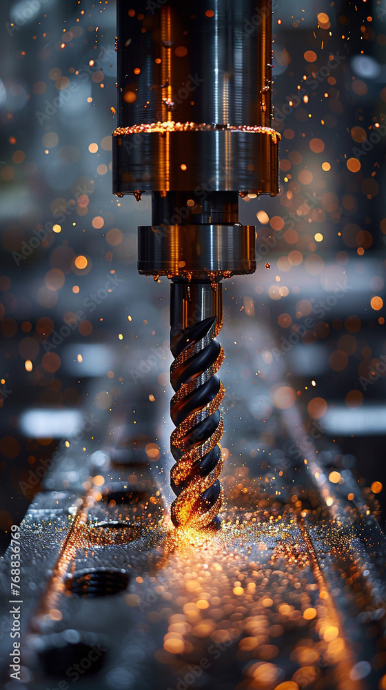 custom made wallpaper toronto digitalhigh speed photography of custom drill using carbide with PVD coating