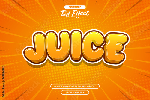 Juice editable text effect