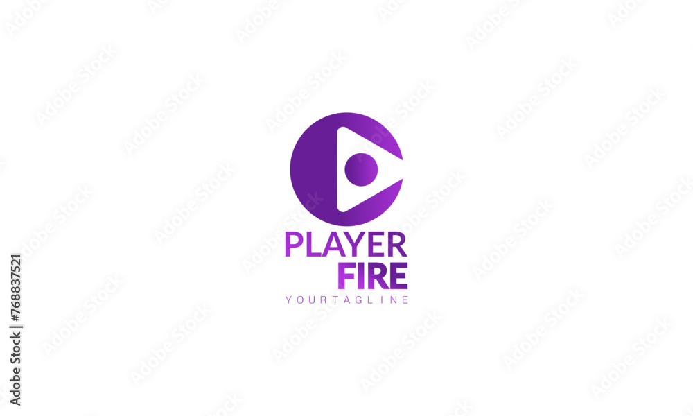 Vector play logo. Video application icon design template. Music player. Line art. geometric collection. Vector play logo. Video application icon design template. Music player. Line art. geometric collection.