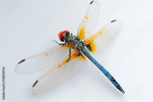 Dragonfly Isolated on white background