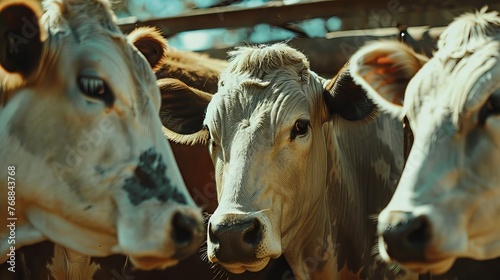 cinematic cow photo