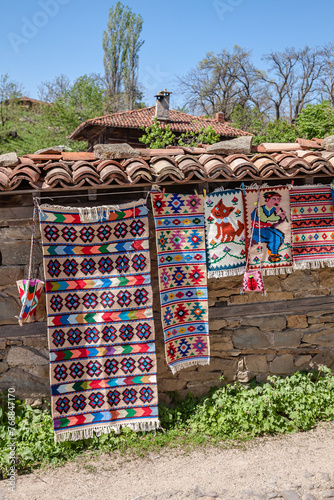 Detail from an old Bulgarian Revival house