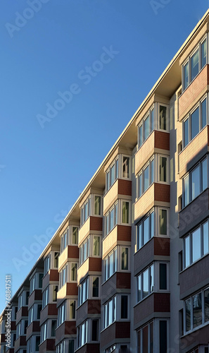 Modern apartment building in central Cologne, Germany