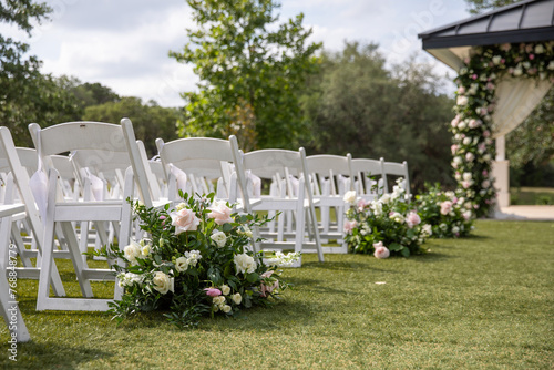 Wedding Ceremony Aisle Floral Inspiration