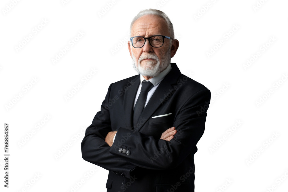 Portrait studio Smart and healthy senior business man wearing suit and t shirt that posing and smiling relaxedly isolated on transparent png background. Portrait studio Smart and healthy senior business man wearing suit and t shirt that posing and smiling relaxedly isolated on transparent png background.