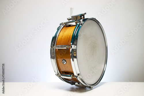 drum for a drumset isolated on white background 