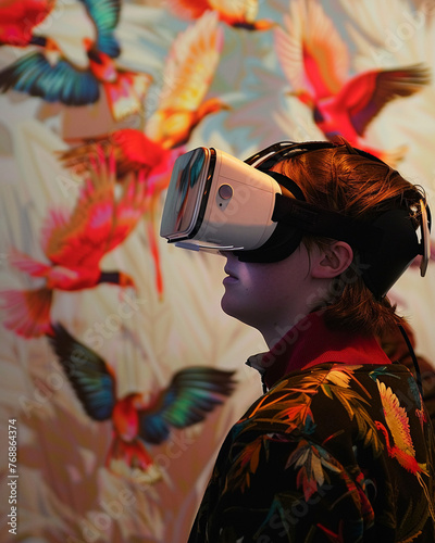 Virtual reality experience blending art and technology
