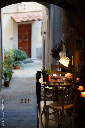 Historic buildings of Cortona  Tuscany  Italy