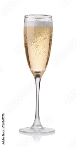 Flute glass of champagne