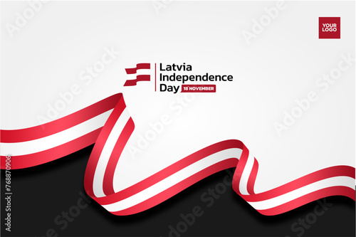 Latvia flag background, 18th of november latvia independence day.