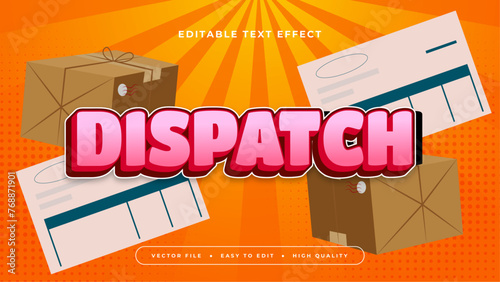 dispatch text effect