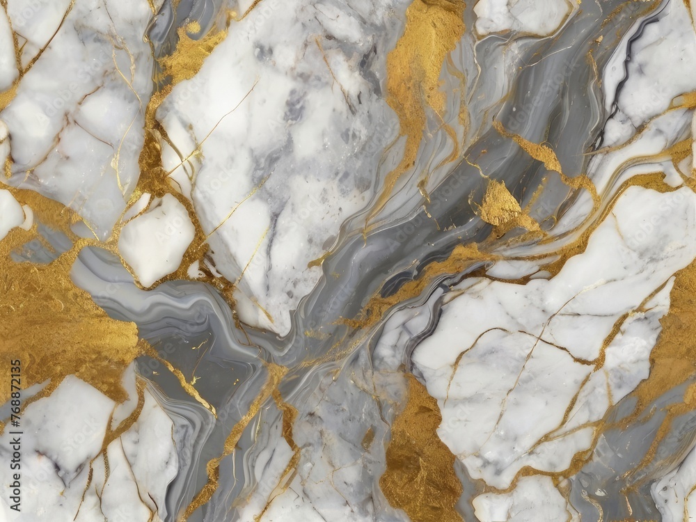 white and golden marble background with smudge grey effect without shadow abstract background