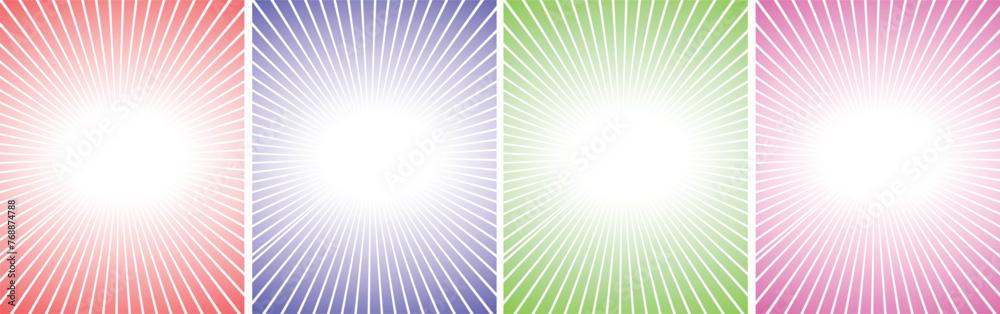 Abstract, hypnotic background with concentric circles. Colorful halftone graphic design elements. Sound wave vector illustration.