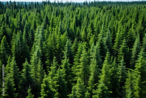 Green Coniferous Forest photo