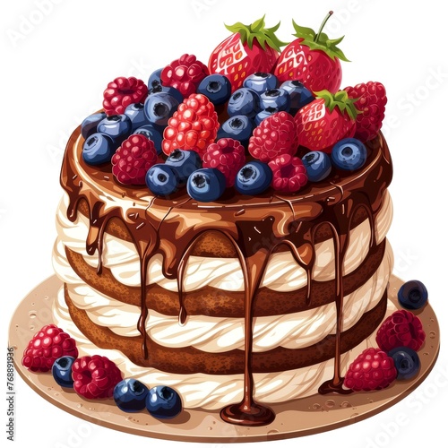 Decadent Delights: Heavenly Cake Creation