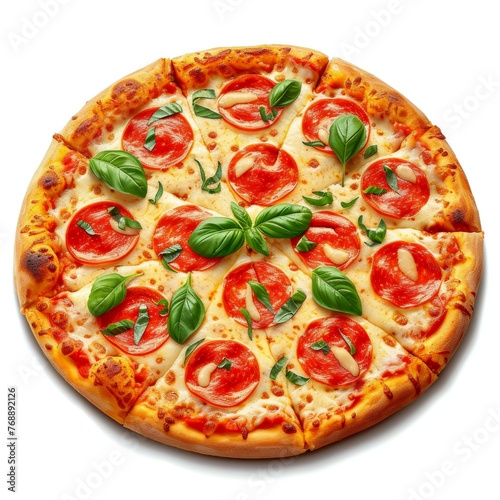 Mozzarella Mirage: The Tomato Basil Pizza Dream