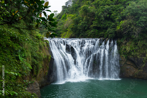 Shifen Waterfall in Pingxi District at Taiwan photo