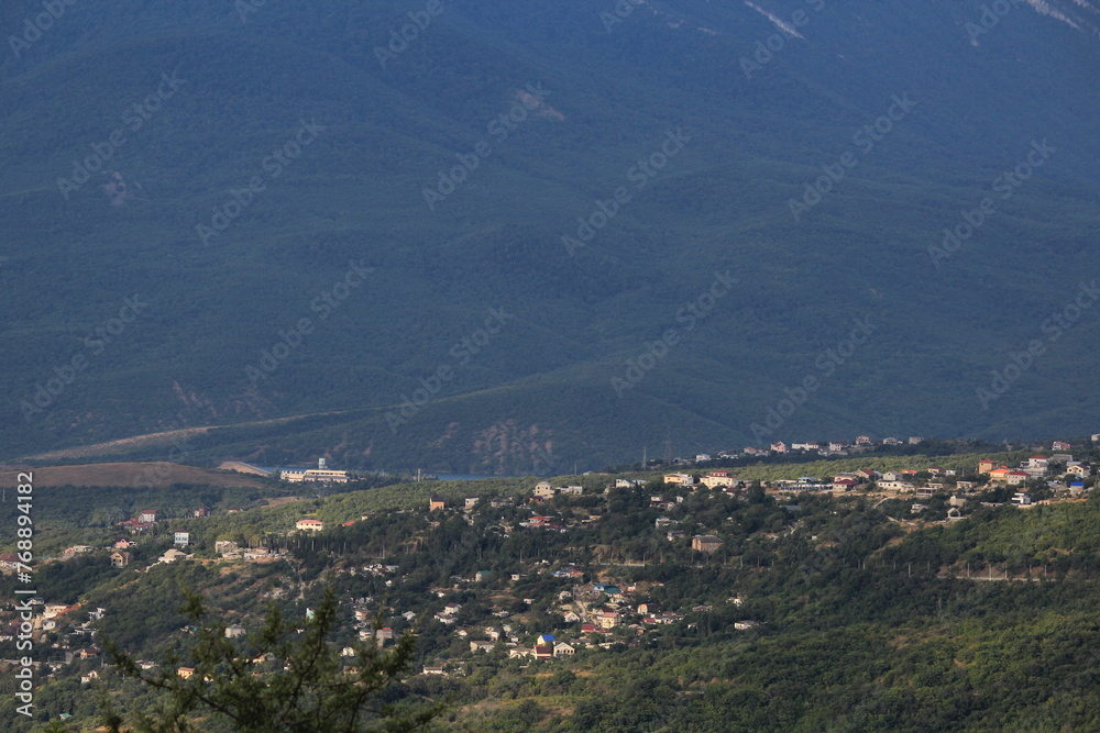 Fototapeta premium view of the city