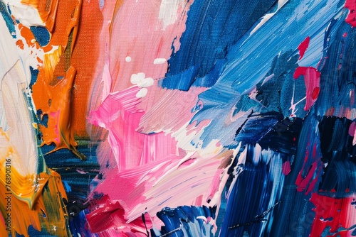 Emotional Chaos: Expressive Brushstrokes and Vivid Colors © Ilia Nesolenyi