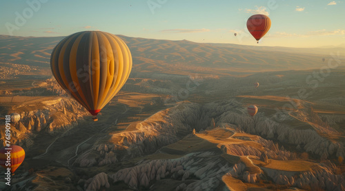Above the Clouds: Hot Air Balloons Ascend Over Jaw-Dropping Views