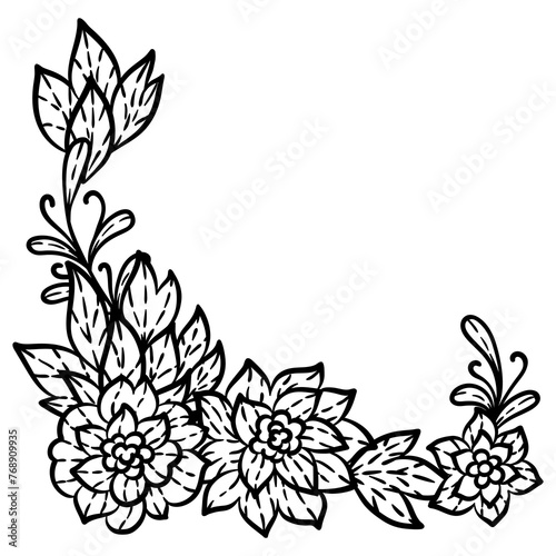 Lace background with flowers. Embroidery handmade decoration.