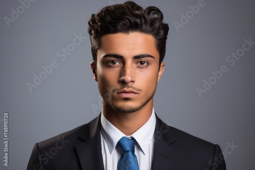 Headshot of a young professional man in a suit and tie © Adobe Contributor