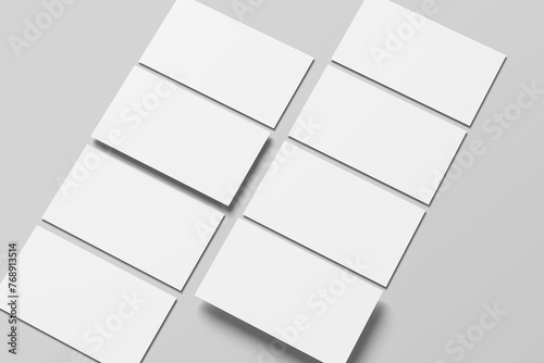  Blank Slides Presentation Website Mockup 
