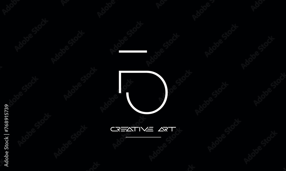 FO, OF, F, O abstract letters logo monogram FO, OF, F, O abstract letters logo monogram