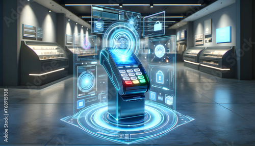 Interactive Holographic Payment Terminal
