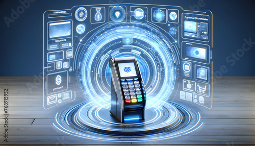 Interactive Holographic Payment Terminal