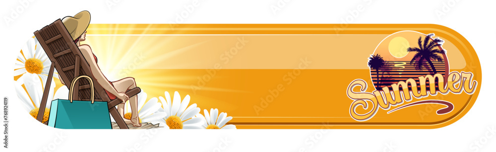 Obraz premium relax banner