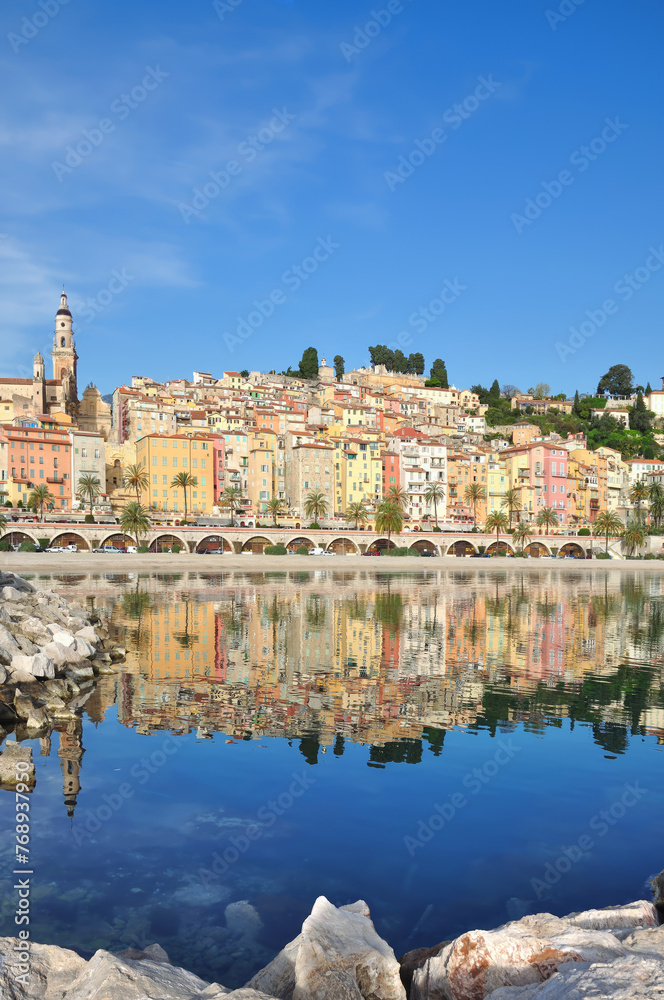 Menton at french Riviera,Cote d`Azur,South of France Menton at french Riviera,Cote d`Azur,South of France