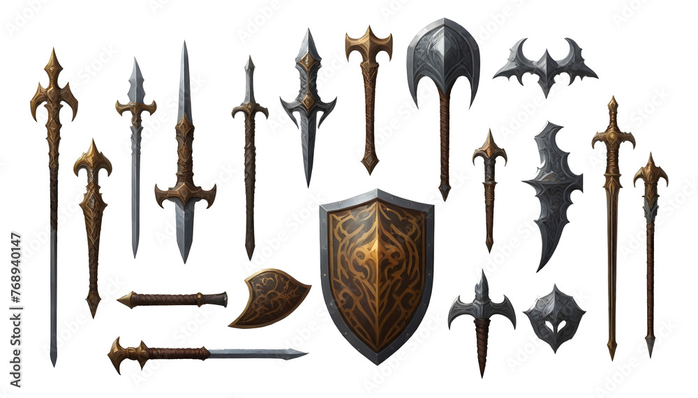 Fantasy Weapon Collection Vol 01 , A collection of fantasy weapons ...