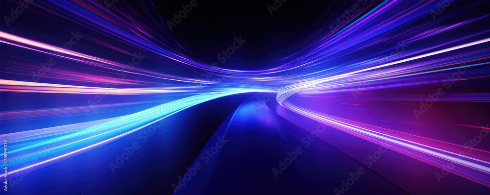 Amazing violet and purple neon light colours futuristic backgorund