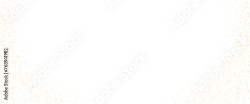 Stars of gold glitters illustrations elements for editorial contents. Frames of the colorful gold color star's  with some free spaces. PNG images