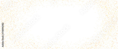 Stars of gold glitters illustrations elements for editorial contents. Frames of the colorful gold color star's  with some free spaces. PNG images