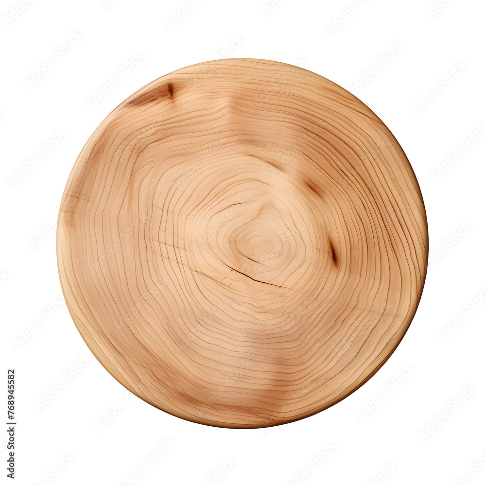 round wooden board for cutting food isolated on white background round wooden board for cutting food isolated on white background