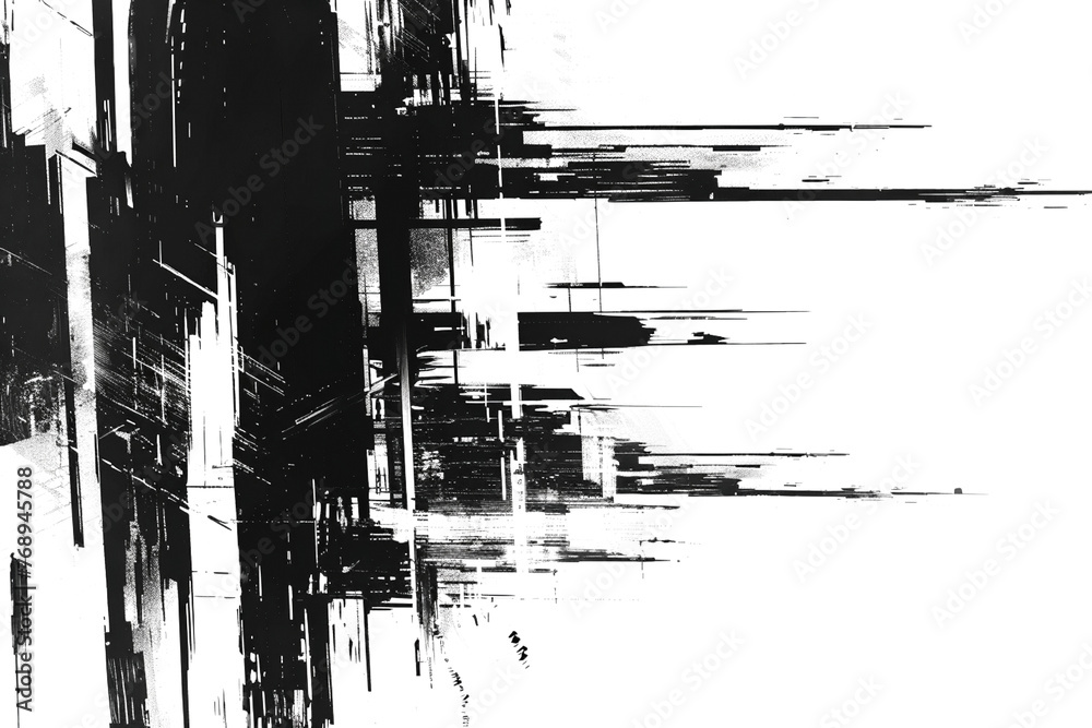 minimalistic black glitch effect, crafted on a transparent backdrop for effortless incorporation into your projects, evoking a sense of modernity and intrigue minimalistic black glitch effect, crafted on a transparent backdrop for effortless incorporation into your projects, evoking a sense of modernity and intrigue